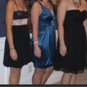White House black market strapless dress